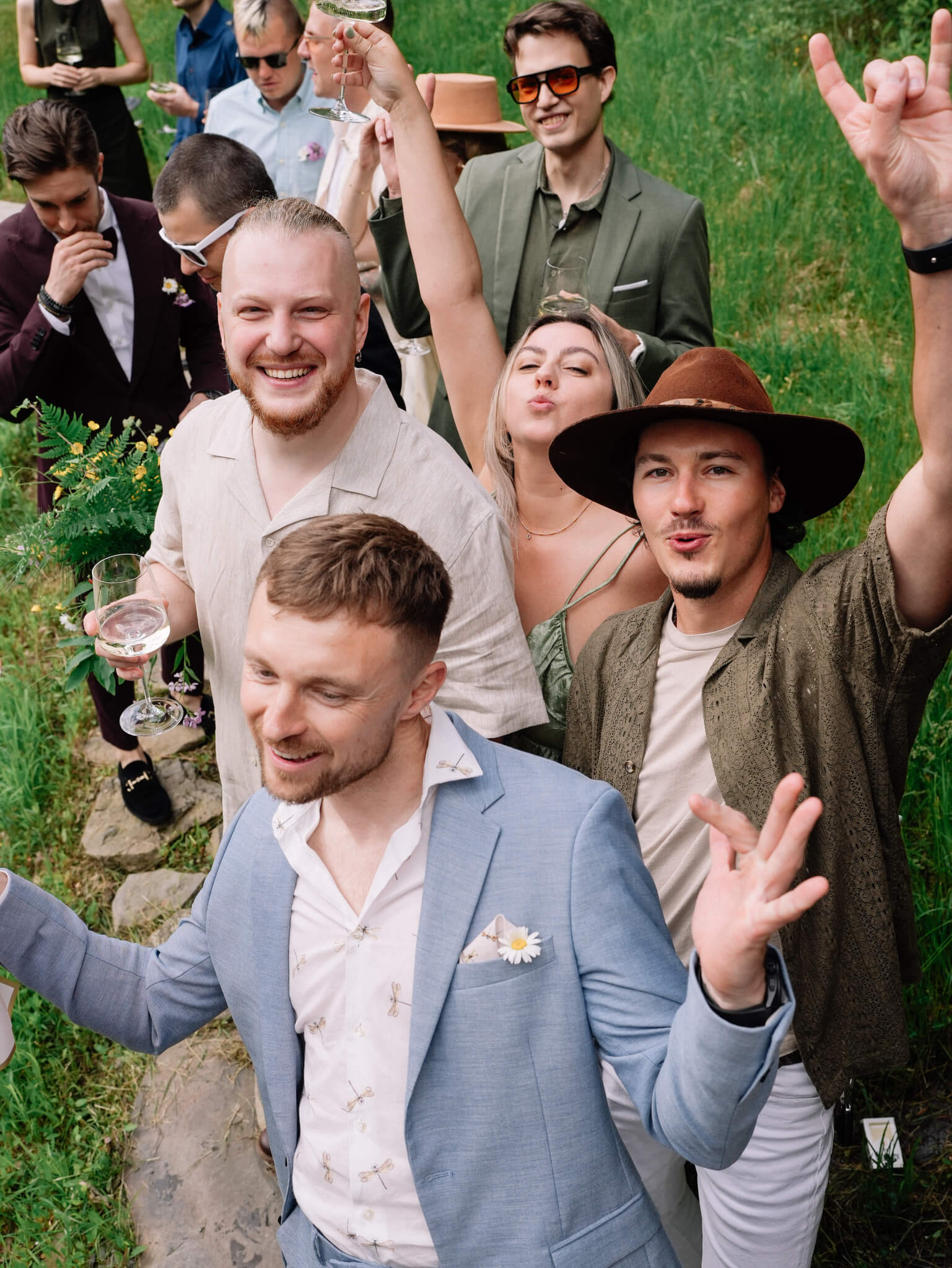 Private event with nature views